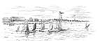 Start of the sailing punts at West Margate [Regatta] 1885 | Margate History